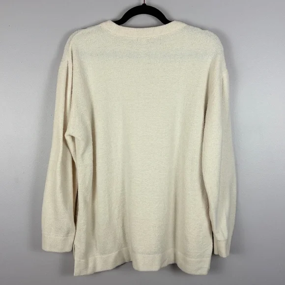 knix Men's Cream Crewneck Sweater - Picture 12 of 13